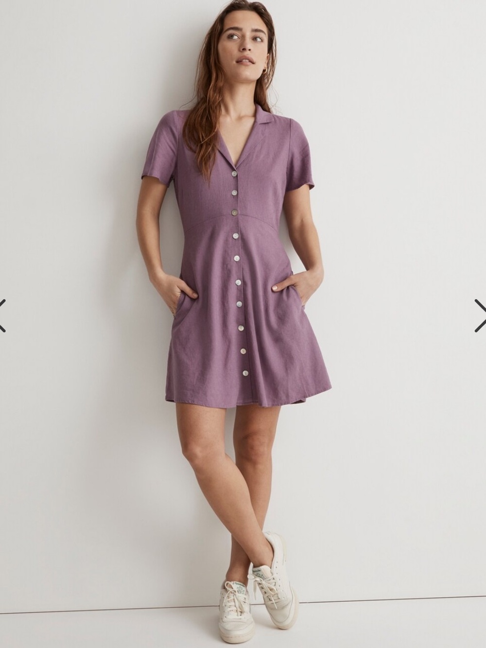 NWT Madewell Kacie Mini Shirt Dress